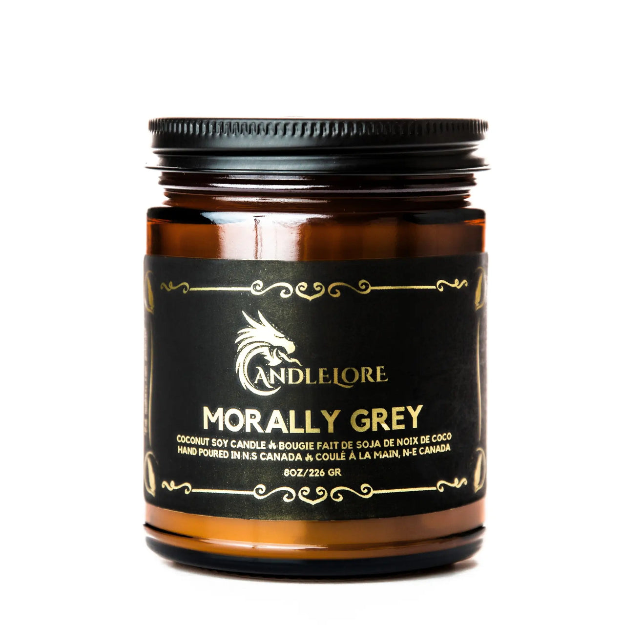 Medium Morally Grey candle