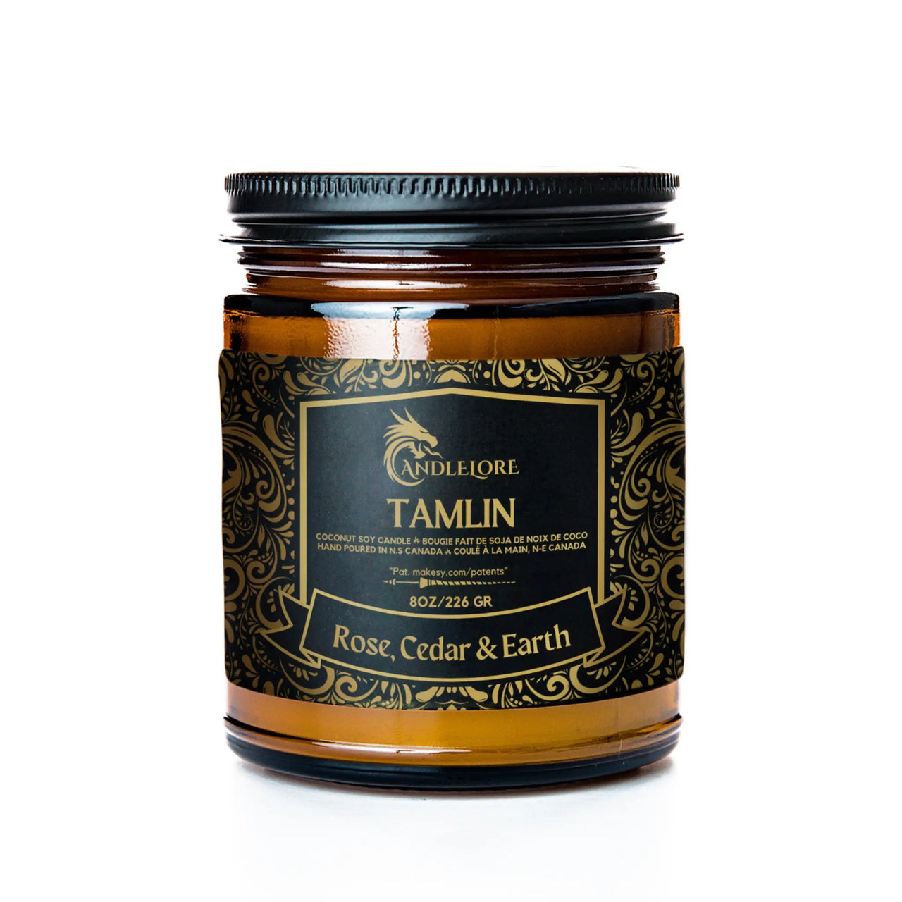 Tamlin Candle on white