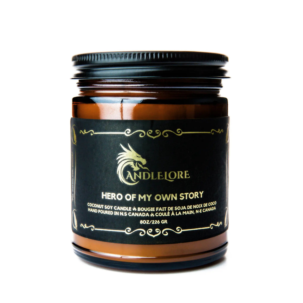 Medium Hero of my own story candle