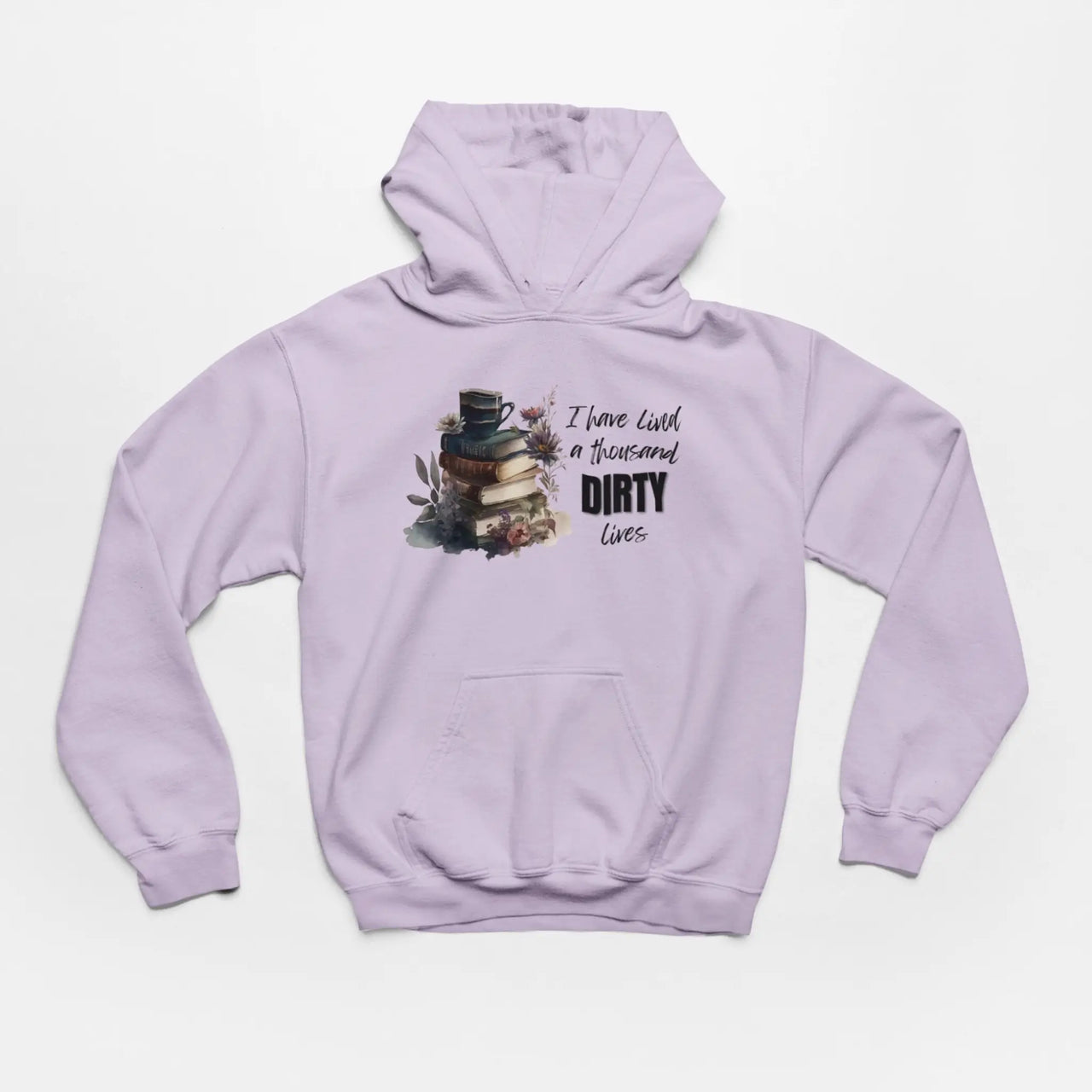 orchid I have lived a thousand dirty lives hoodie V2