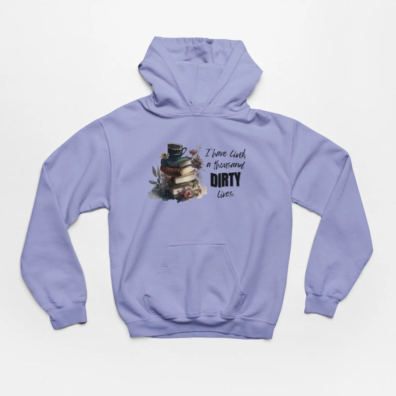 Violet I have lived a thousand dirty lives hoodie V2