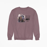 Thumbnail for maroon I have lived a thousand dirty lives sweatshirt v2 design B