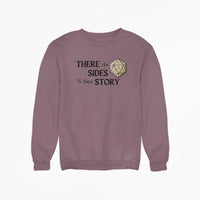 Thumbnail for Maroon There are 20 sides to every story sweatshirt