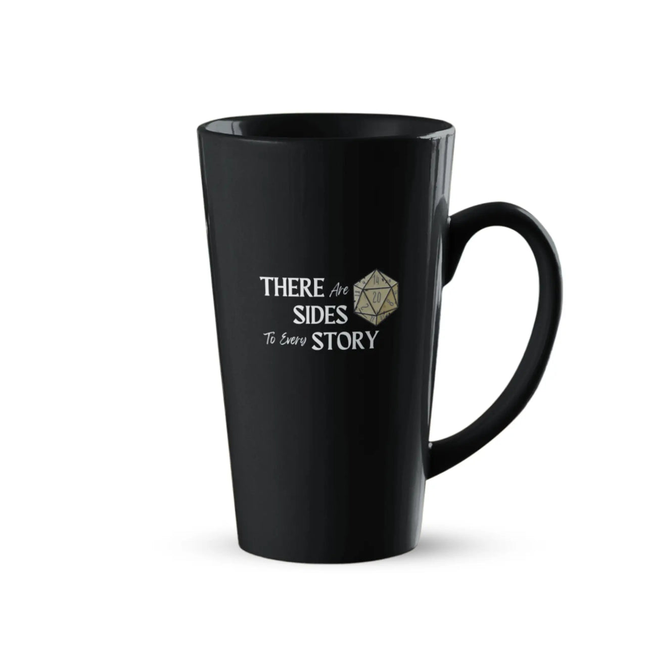 Black Large There are 20 sides to every story mug