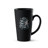 Thumbnail for Black Large Book and Roses mug