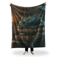 Thumbnail for The Bookwyrm Blanket on a white background