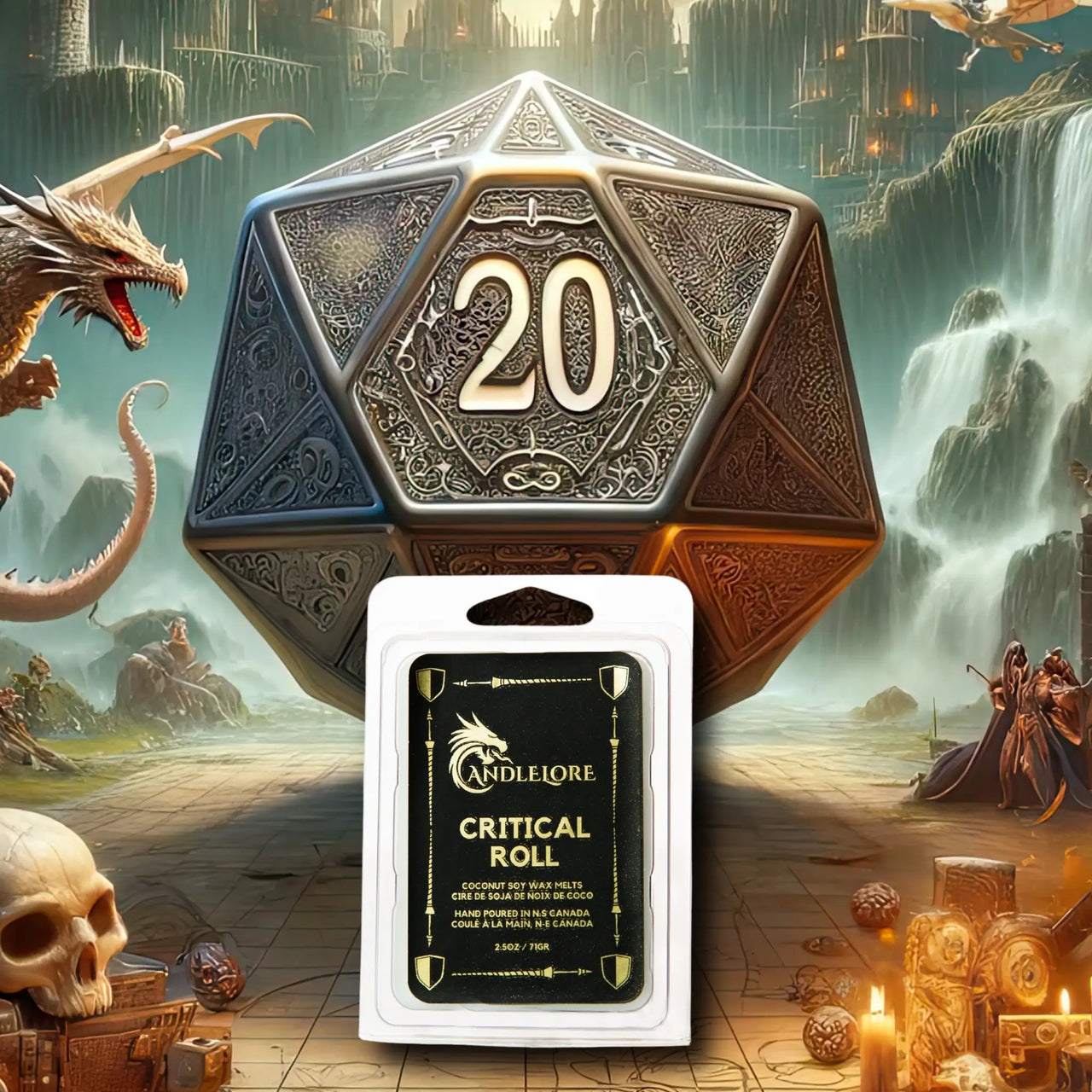 Critical Roll Melts With a d20 behind it