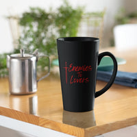 Thumbnail for Black Large Enemies To Lovers Mug on a kitchen table