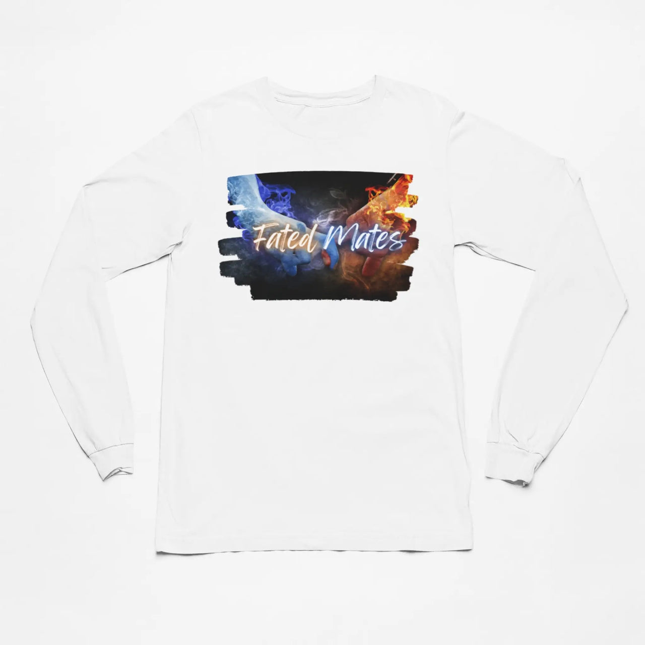 Fated Mates long sleeve tee in white