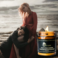 Thumbnail for Heart String Bindings Candle beside an emotional couple