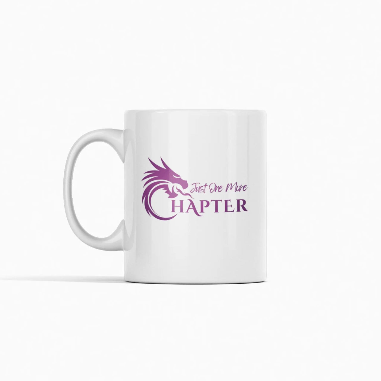 White Just One More Chapter Mug