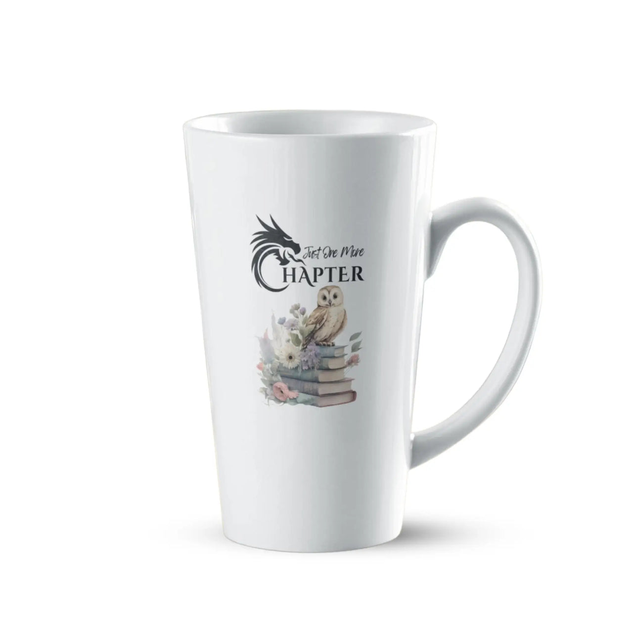 White Large Just One More Chapter Mug v3