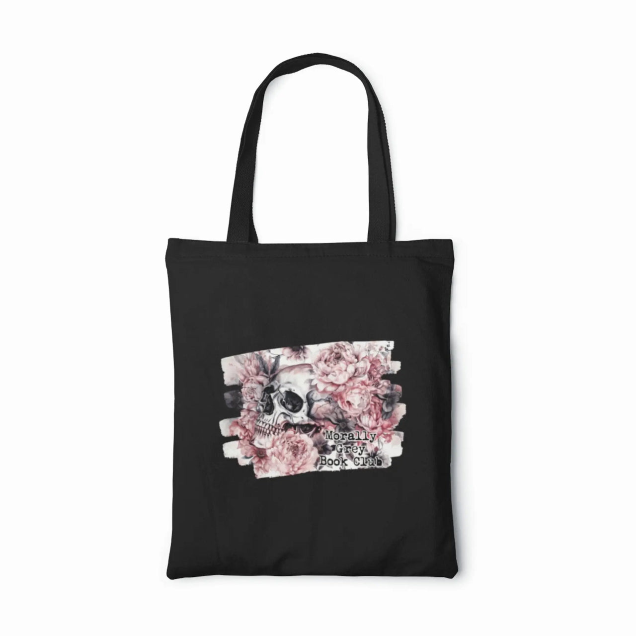 black morally grey tote