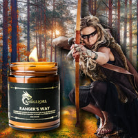 Thumbnail for A ranger beside a lit candle