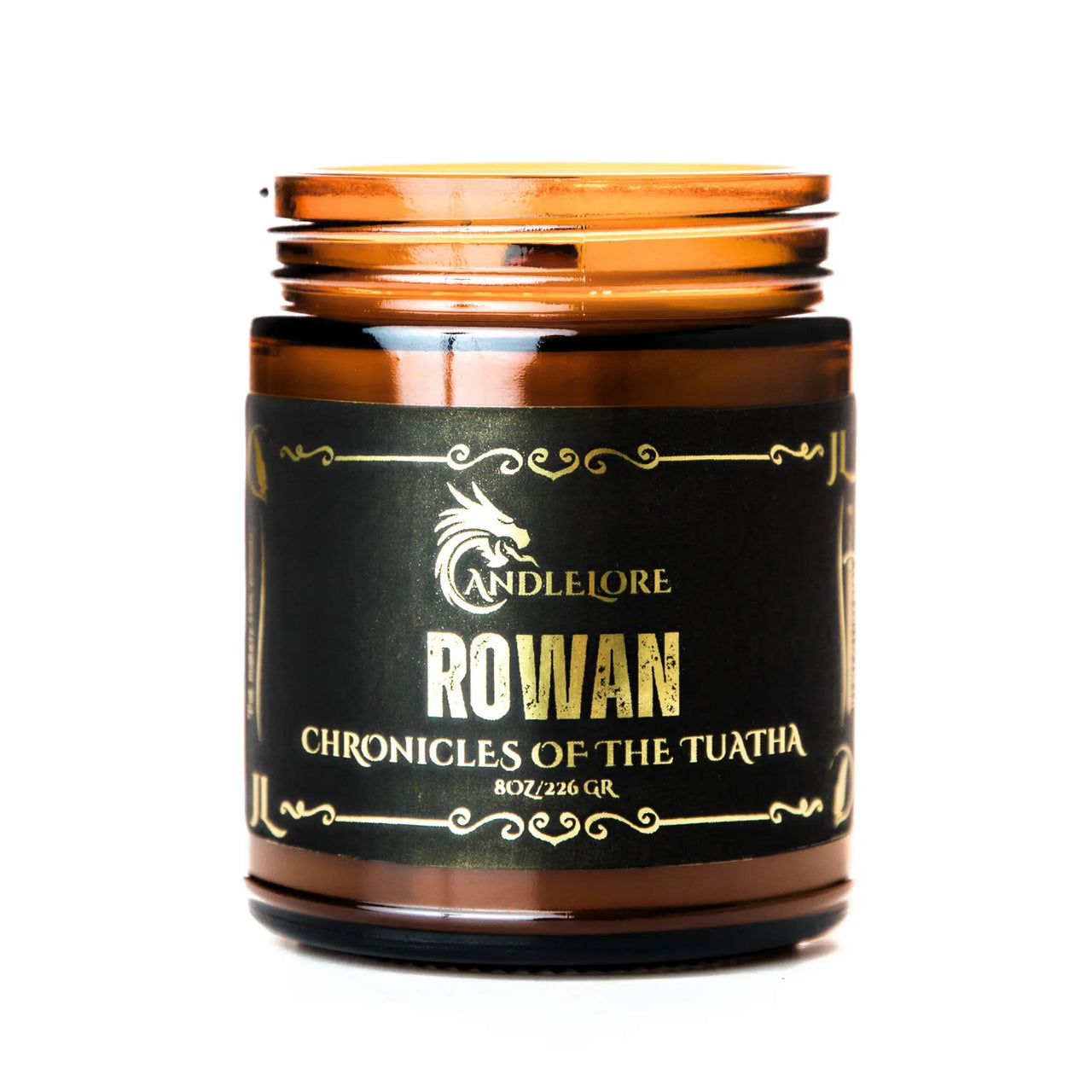 Rowan candle lid off