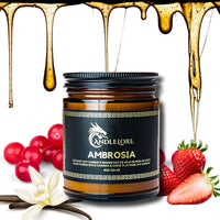 Thumbnail for ambrosia candle with nectar fruit and vanilla around it