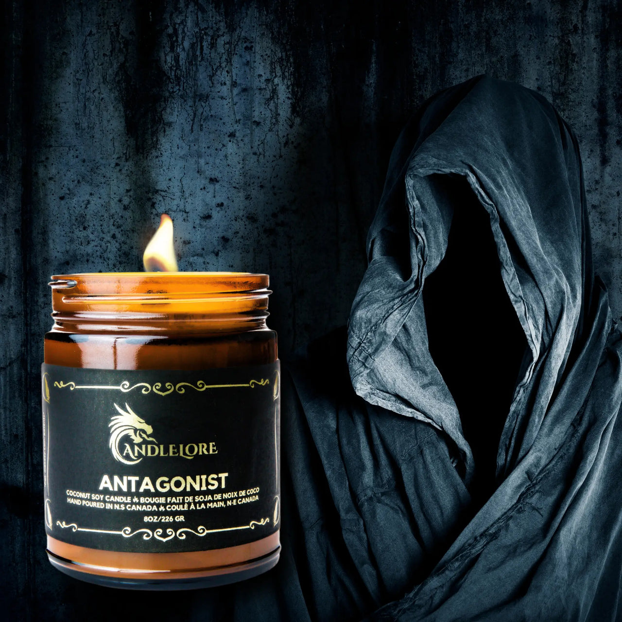 Antagonist Candle with figure
