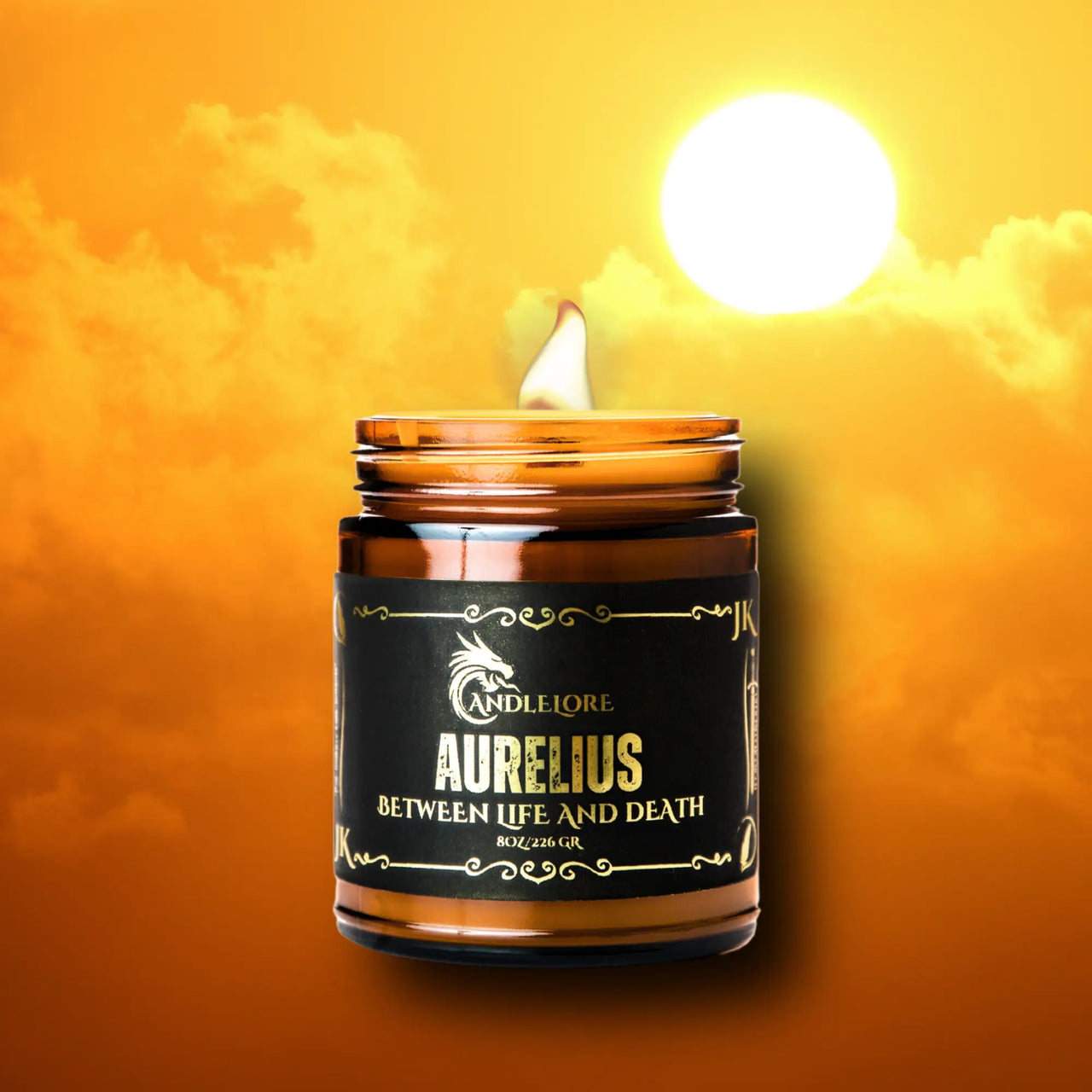 Aurelius candle under the sun