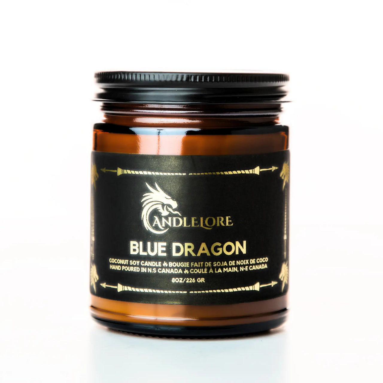 Medium Blue Dragon Candle