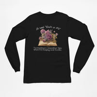 Thumbnail for Books or Me long sleeve on black