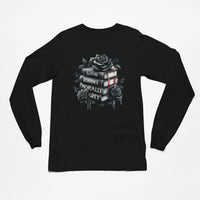 Thumbnail for Bookish long sleeve tee in black