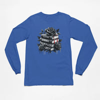 Thumbnail for Bookish long sleeve tee in blue