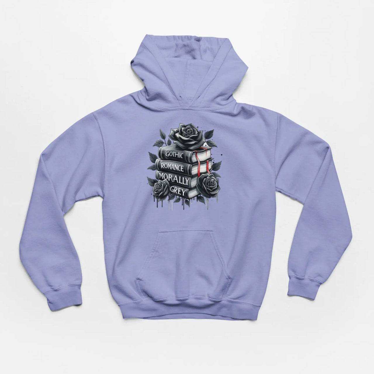 Violet Books and Roses hoodie