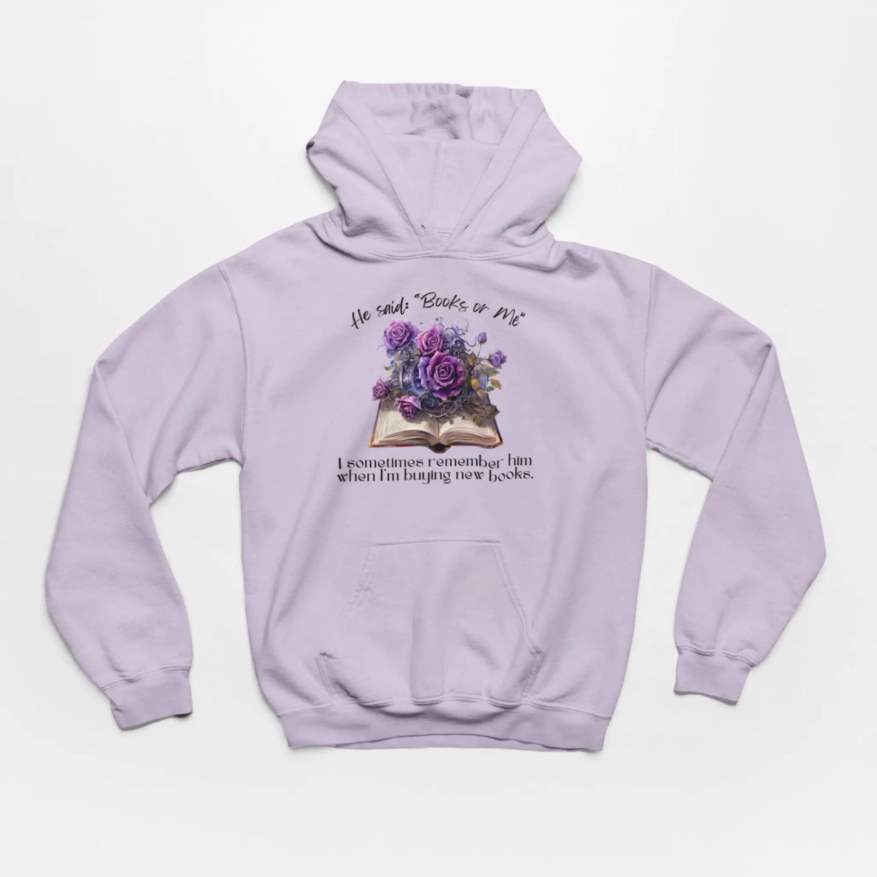 Orchid Books Or Me Hoodie