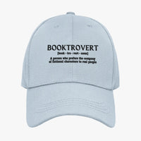 Thumbnail for Booktrovert cap light blue