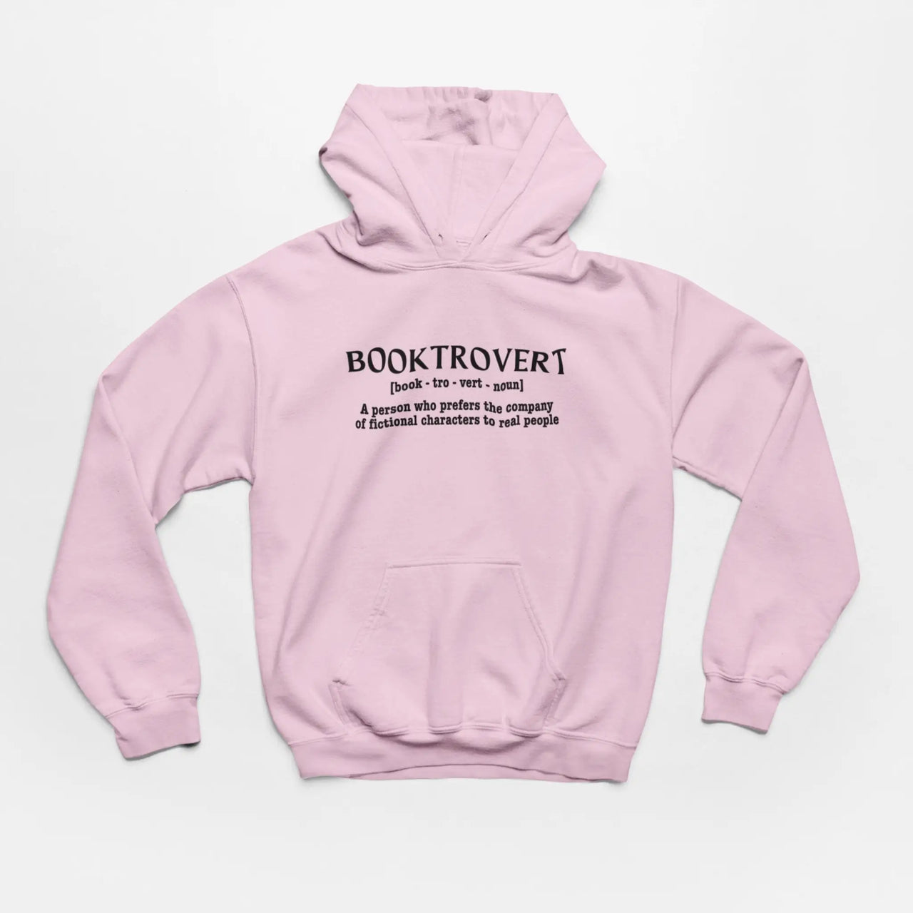 Pink Booktrovert Hoodie