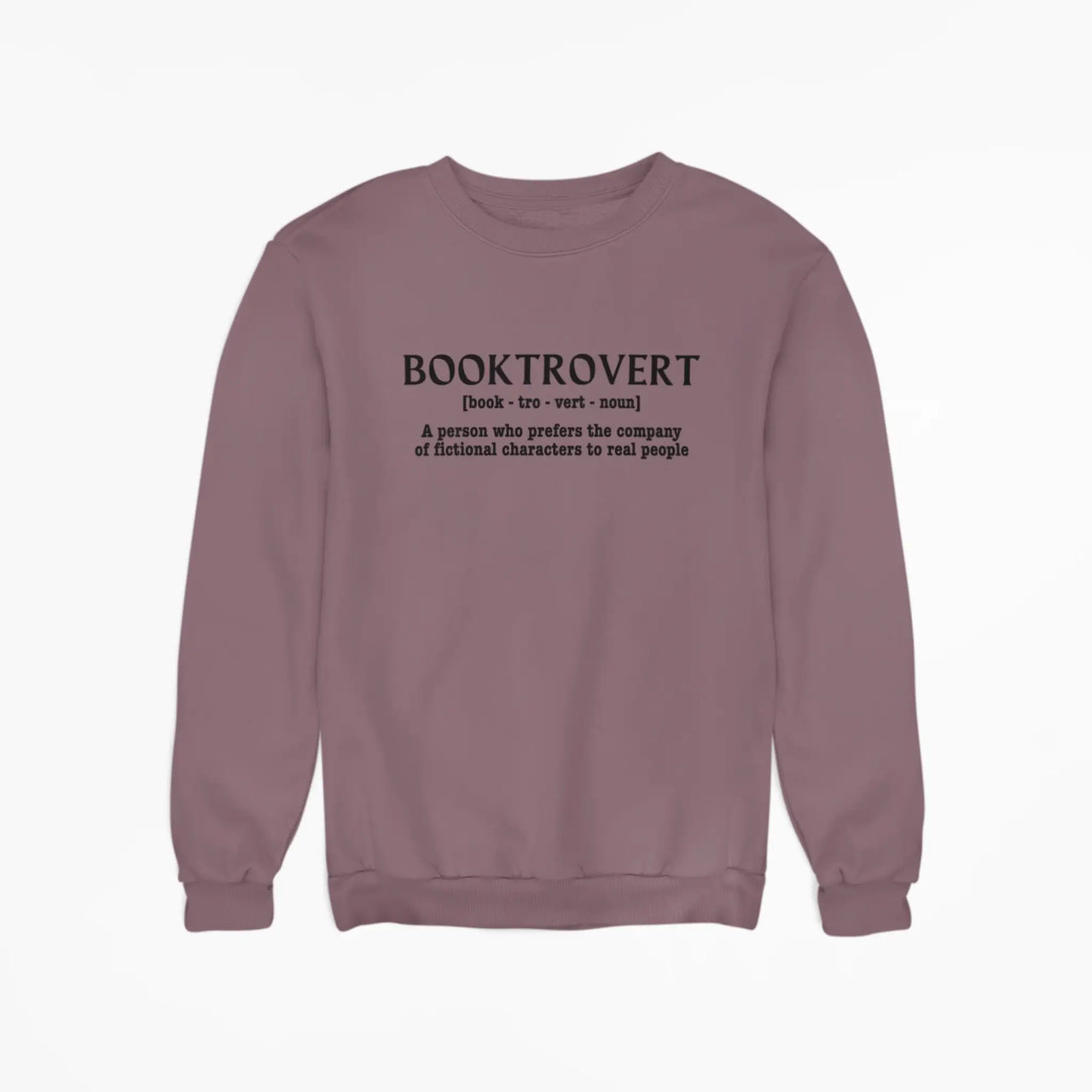 Maroon Booktrovert Sweatshirt