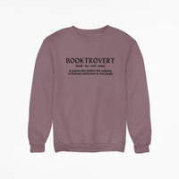 Thumbnail for Maroon Booktrovert Sweatshirt