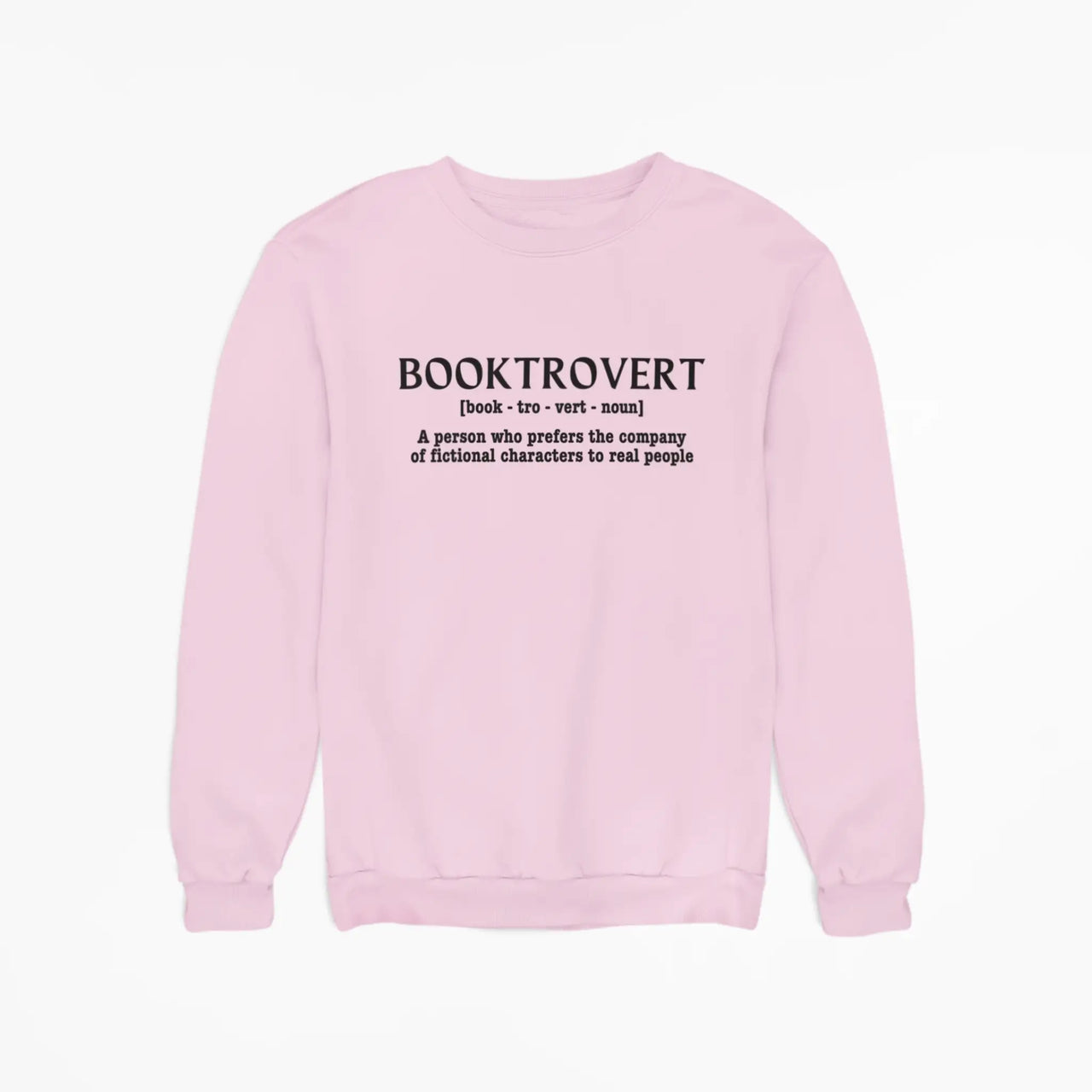 Pink Booktrovert Sweatshirt