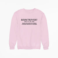 Thumbnail for Pink Booktrovert Sweatshirt