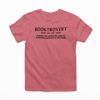 Thumbnail for dark pink booktrovert tshirt 