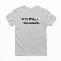 Thumbnail for light grey booktrovert tshirt