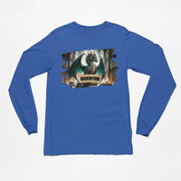 Thumbnail for blue bookwyrm long sleeve t