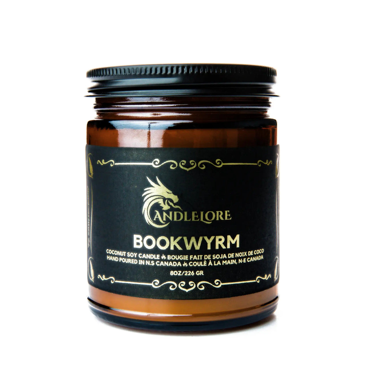 Medium BookWyrm Candle