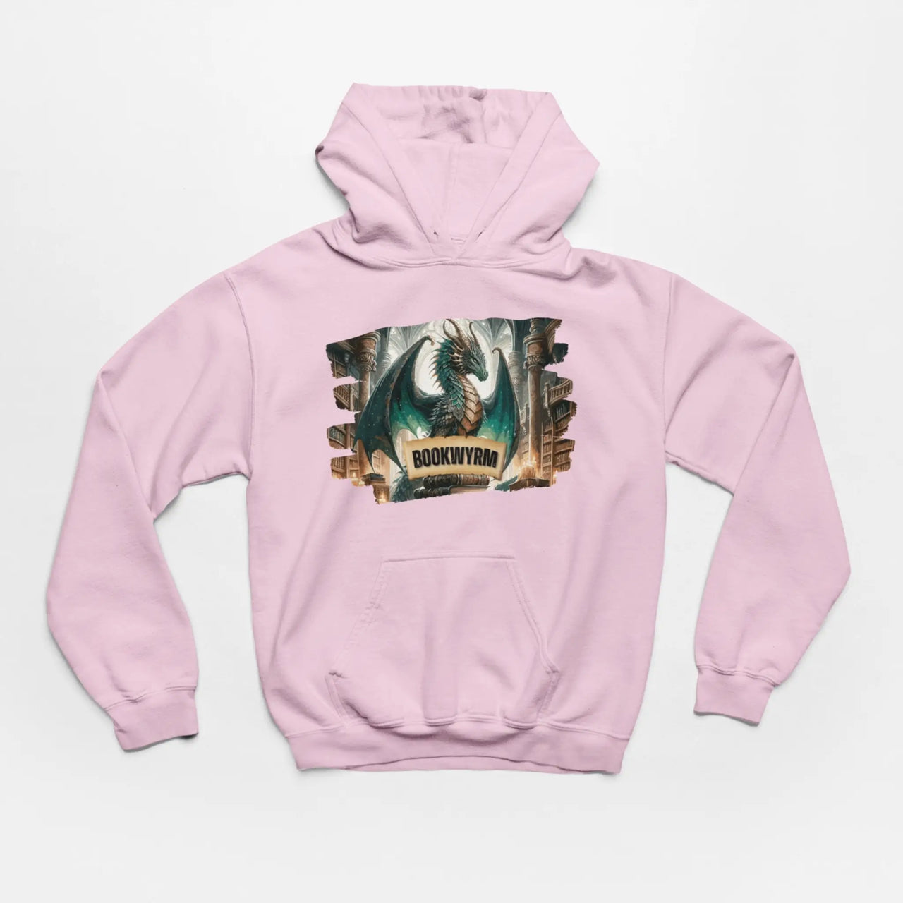 Pink Bookwyrm Hoodie