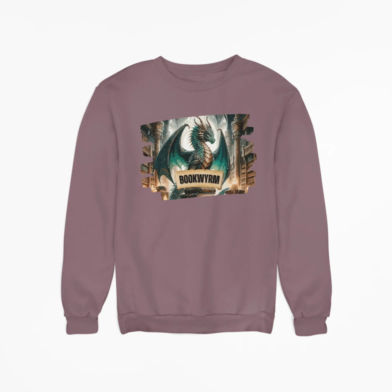 Maroon Bookwyrm sweatshirt