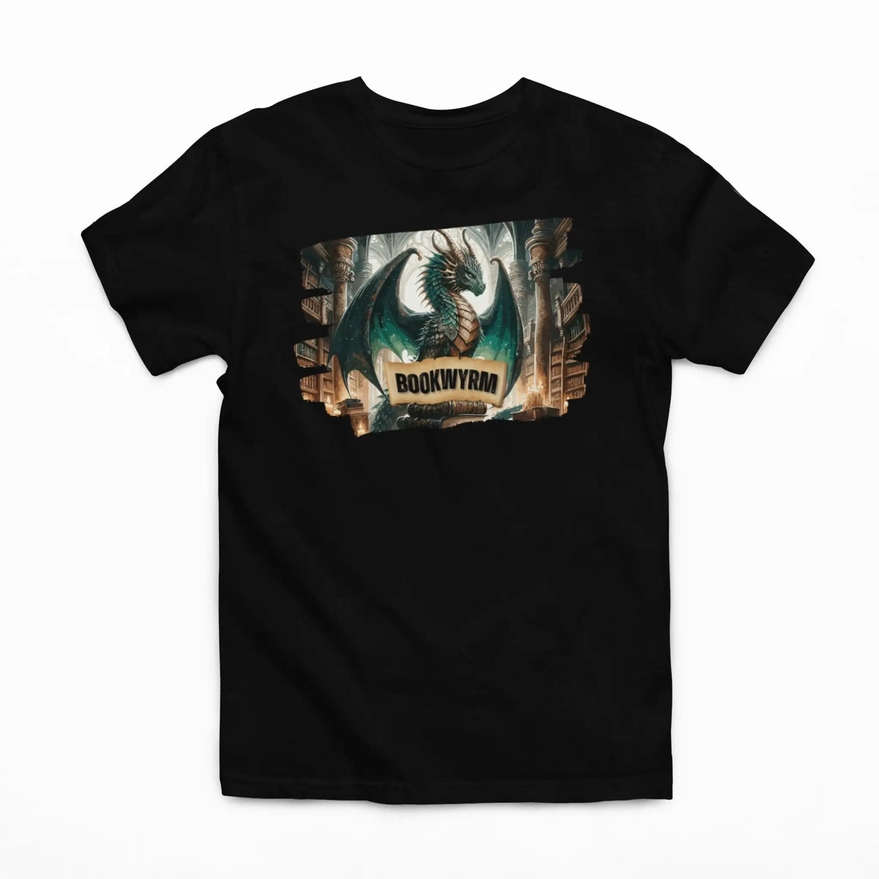 black bookwyrm tee