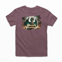 Thumbnail for maroon bookwyrm tee