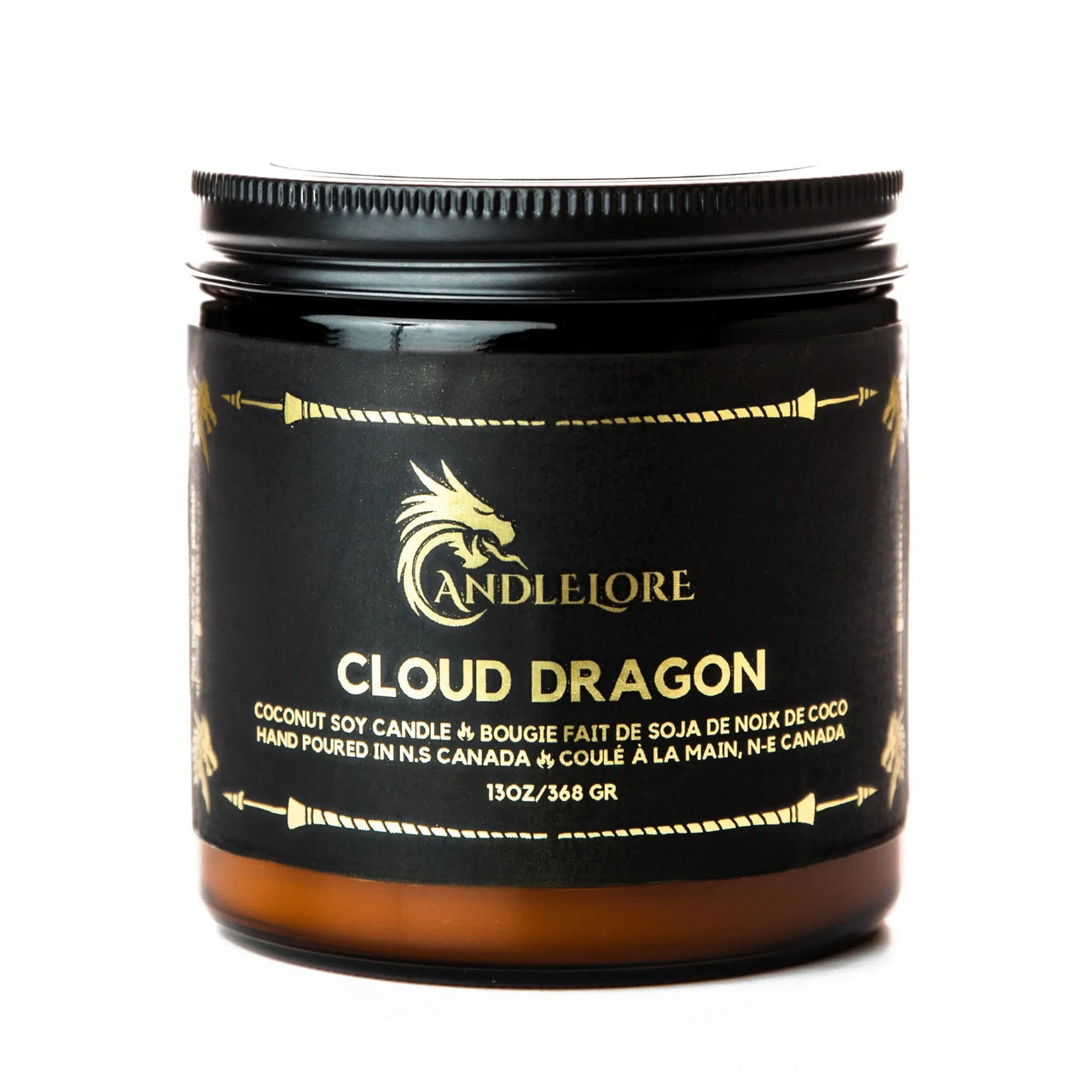 Large Cloud Dragon Candle