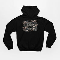 Thumbnail for a black Easily Distracted By Books Hoodie