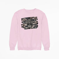 Thumbnail for pink Easily Distracted By Books Sweatshirt