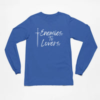 Thumbnail for Enemies To Lovers Long Tshirt in blue