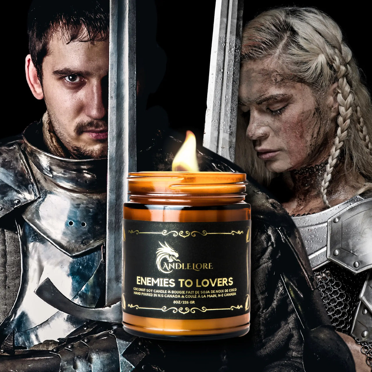 Lit Enemies To Lovers scented candle