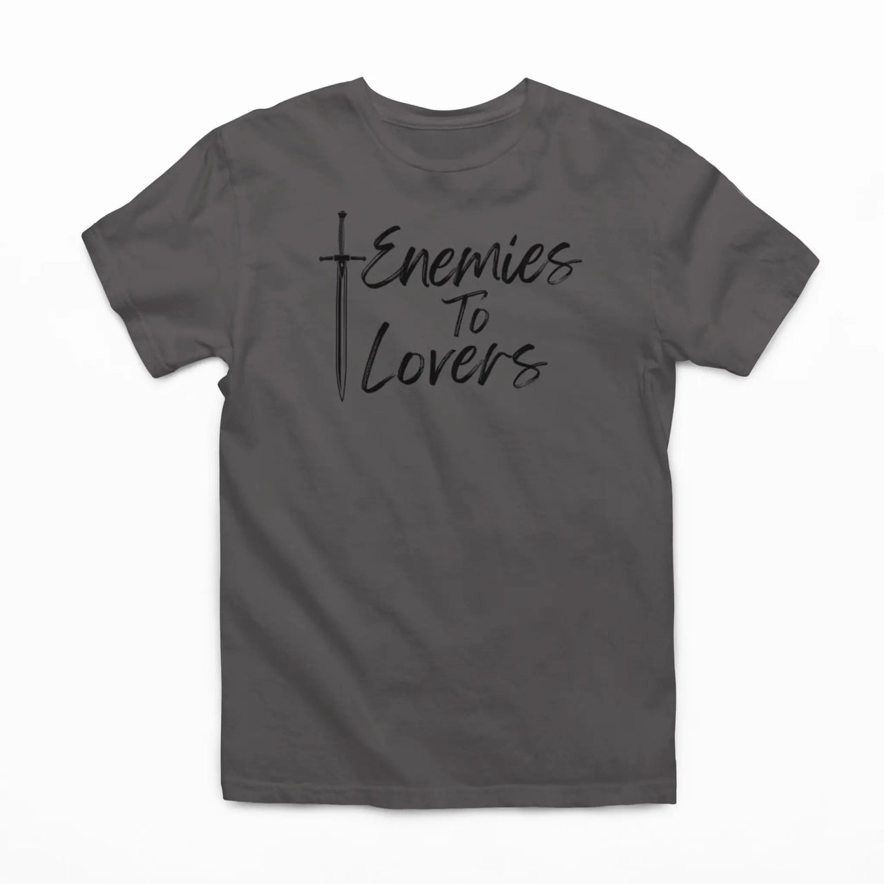 dark grey Enemies To Lovers Tshirt