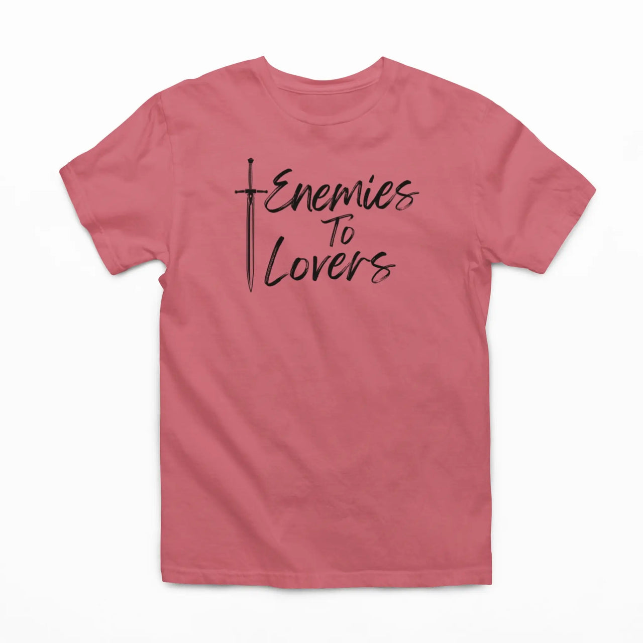 dark pink Enemies To Lovers Tshirt