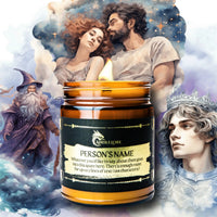 Thumbnail for customizable fantasy candle with fantasy images around it